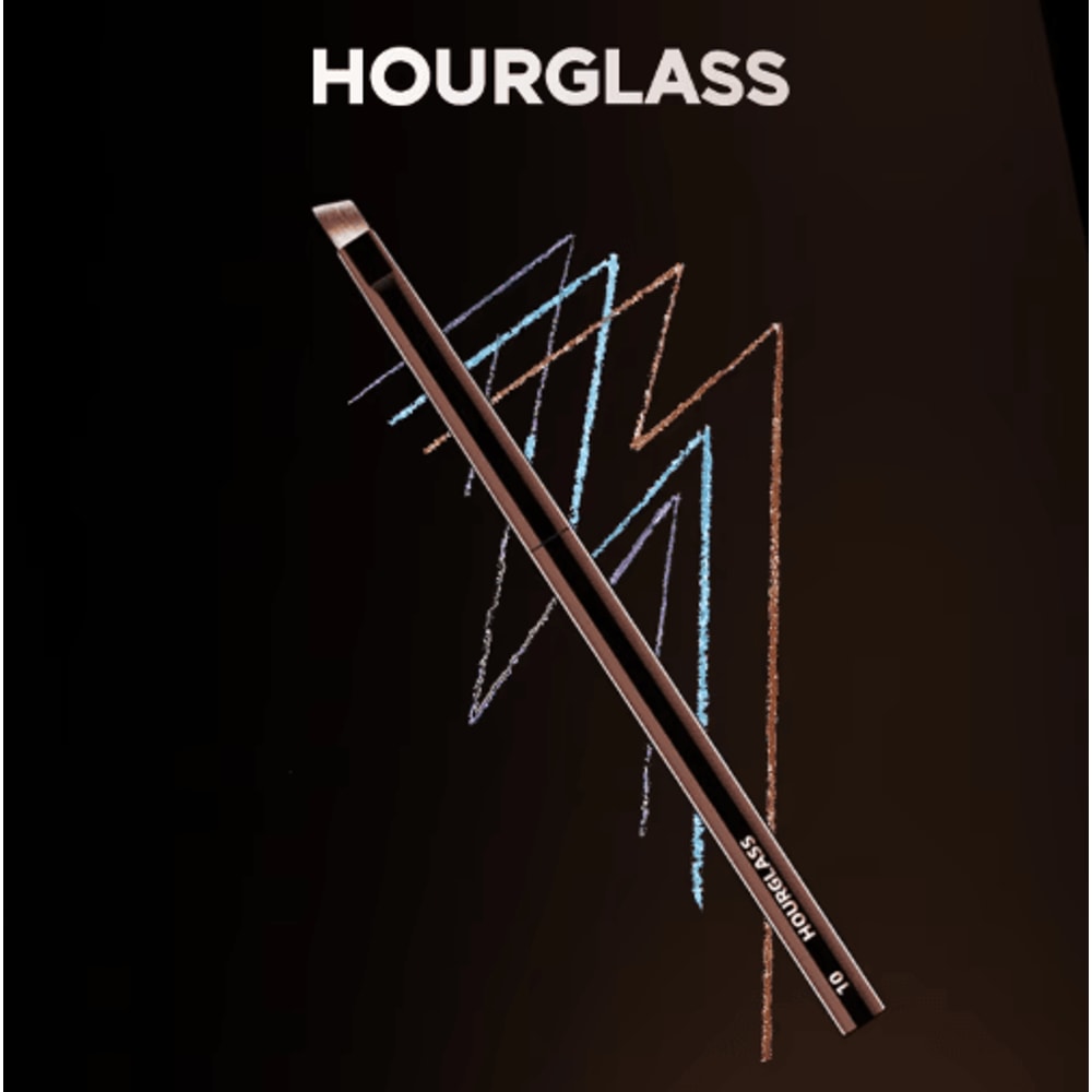 Hourglass Makeup Brush Set For Face Eyes Precision Sculpting Essentials 25