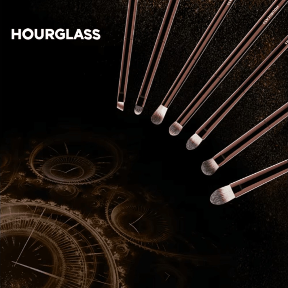 Hourglass Makeup Brush Set For Face Eyes Precision Sculpting Essentials 26