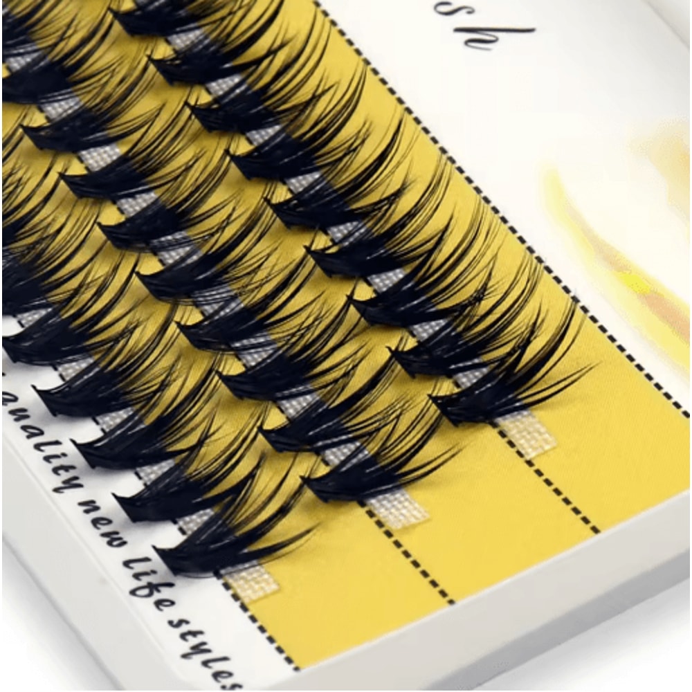 20D 30D Mink Eyelashes 1 Box 60 Bundles Natural Eyelash Extension 3D Russia Individual Eyelash Clus 2