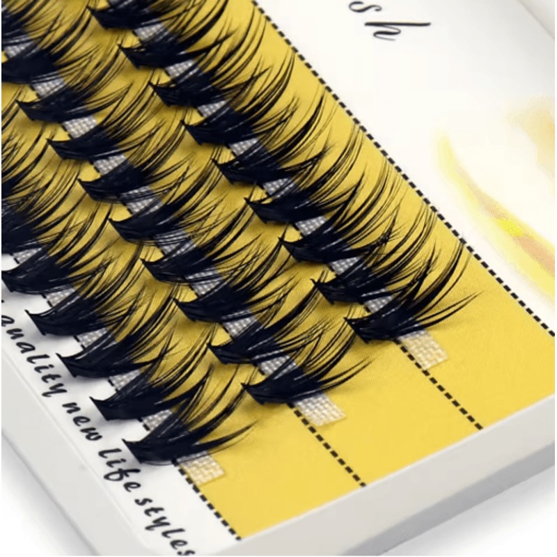 20D 30D Mink Eyelashes 1 Box 60 Bundles Natural Eyelash Extension 3D Russia Individual Eyelash Clus 2