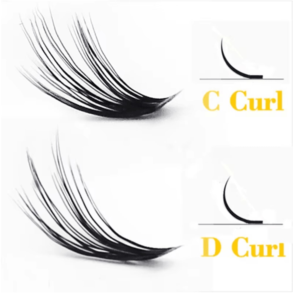 20D 30D Mink Eyelashes 1 Box 60 Bundles Natural Eyelash Extension 3D Russia Individual Eyelash Clus 5