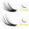 20D 30D Mink Eyelashes 1 Box 60 Bundles Natural Eyelash Extension 3D Russia Individual Eyelash Clus 5