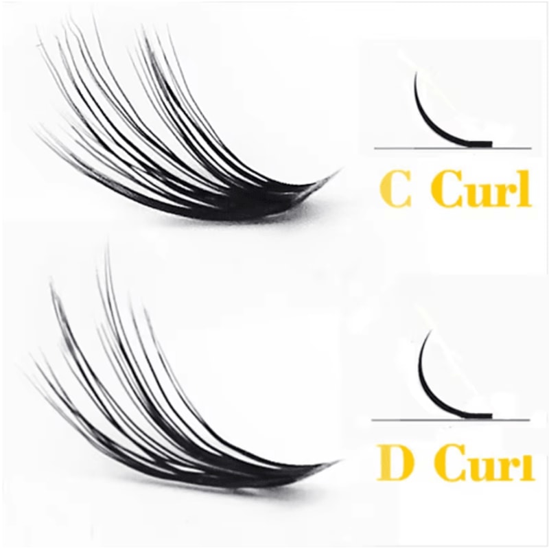 20D 30D Mink Eyelashes 1 Box 60 Bundles Natural Eyelash Extension 3D Russia Individual Eyelash Clus 5