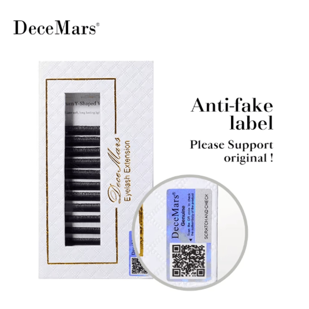 DeceMars YY Eyelash Extensions Black 6mm To 18mm Lengths 6