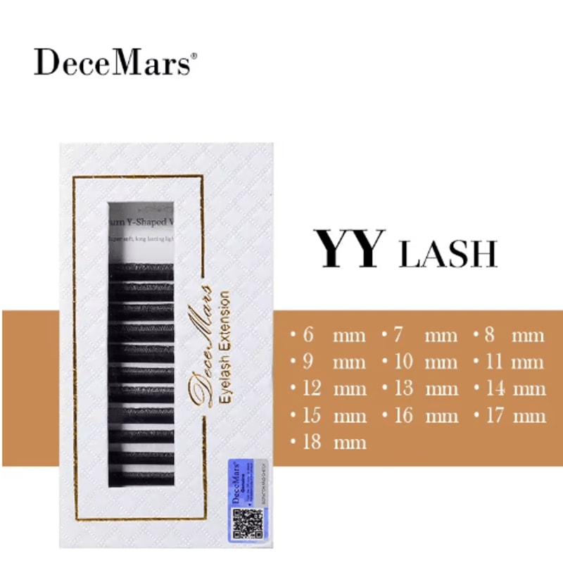 DeceMars YY Eyelash Extensions Black 6mm To 18mm Lengths 7