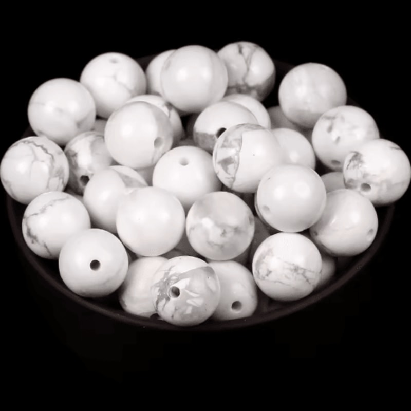 Natural Round Gemstone Spacer Beads For DIY Jewelry Tiger Eye Amazonite Lava More 17