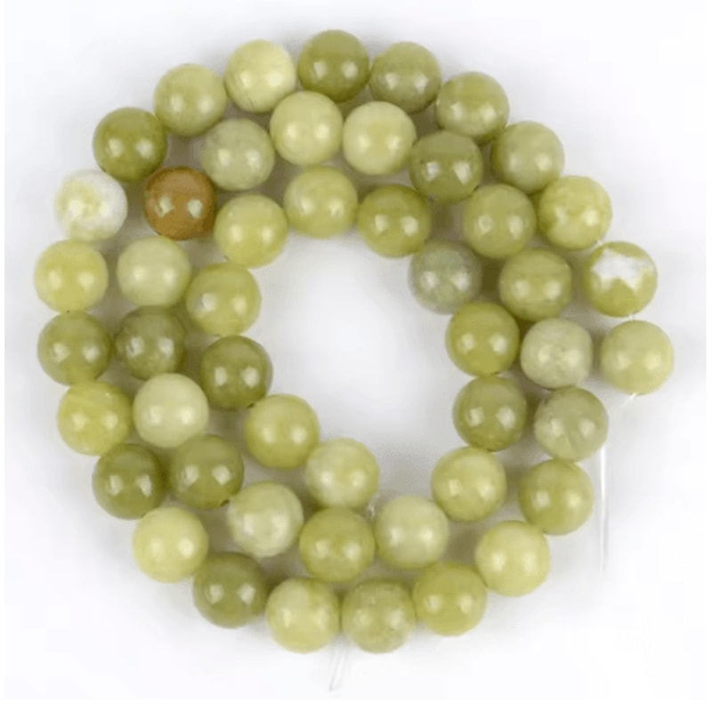 Natural Round Gemstone Spacer Beads For DIY Jewelry Tiger Eye Amazonite Lava More 19