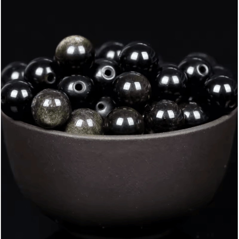 Natural Round Gemstone Spacer Beads For DIY Jewelry Tiger Eye Amazonite Lava More 9