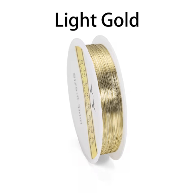 Premium GoldTone Copper Wire For Jewelry Crafting 0210mm 2