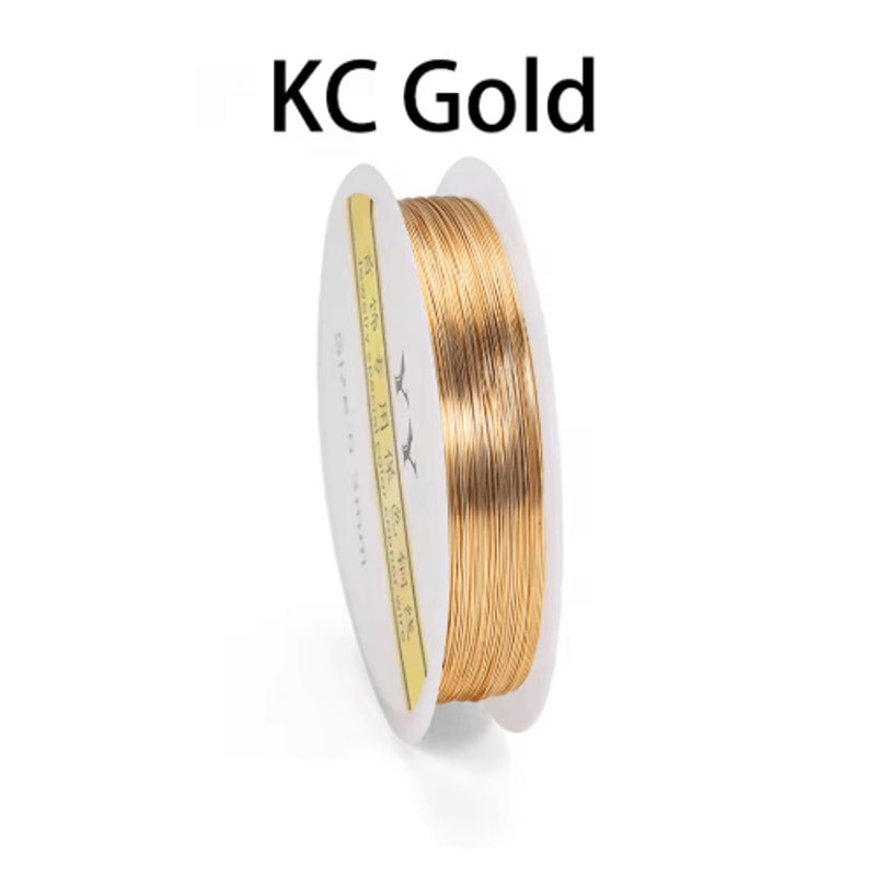 Premium GoldTone Copper Wire For Jewelry Crafting 0210mm 5