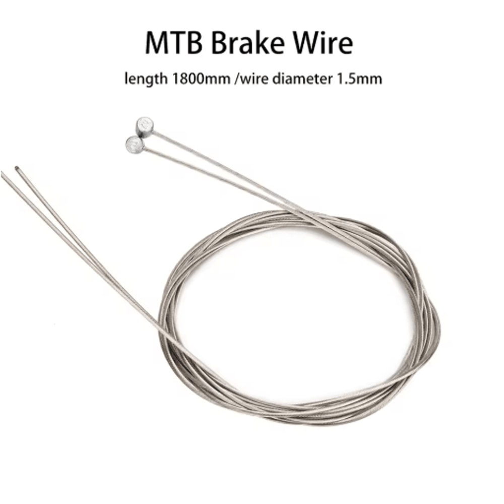 ZTTO Stainless Steel Bicycle Shift Brake Inner Cable UltraSmooth 2100mm 3