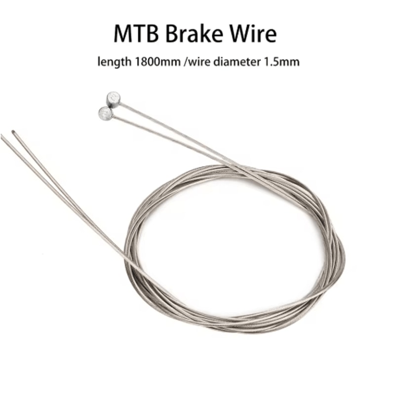 ZTTO Stainless Steel Bicycle Shift Brake Inner Cable UltraSmooth 2100mm 3