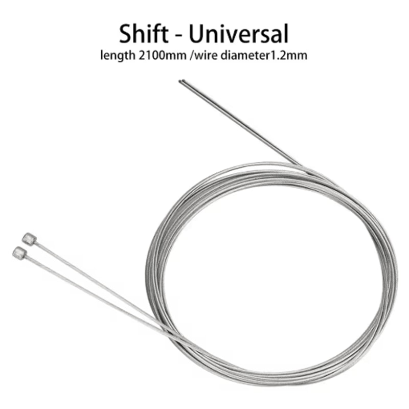 ZTTO Stainless Steel Bicycle Shift Brake Inner Cable UltraSmooth 2100mm 8