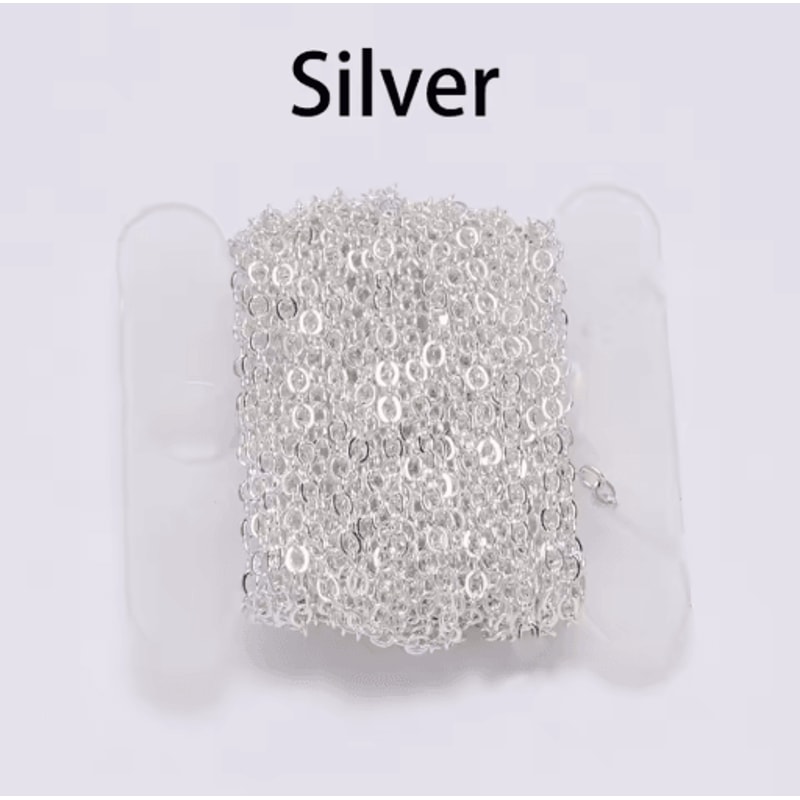 5m Gold And Bronze Plated Necklace Chain For Jewelry Making DIY Crafting Supply 5