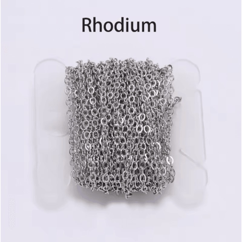 5m Gold And Bronze Plated Necklace Chain For Jewelry Making DIY Crafting Supply 8