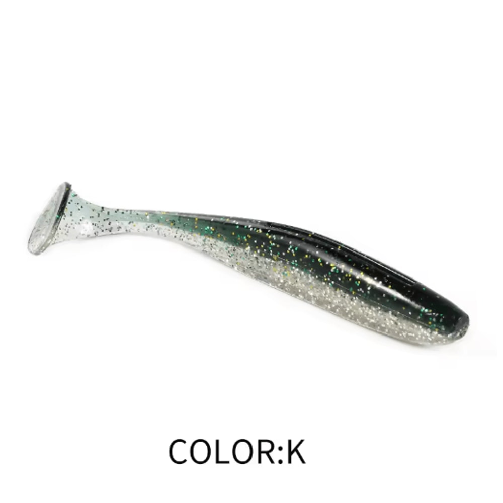 2021 Supercontinent Shiner Soft Fishing Lure Artificial Bait For Pike 50mm 75mm 100mm 16