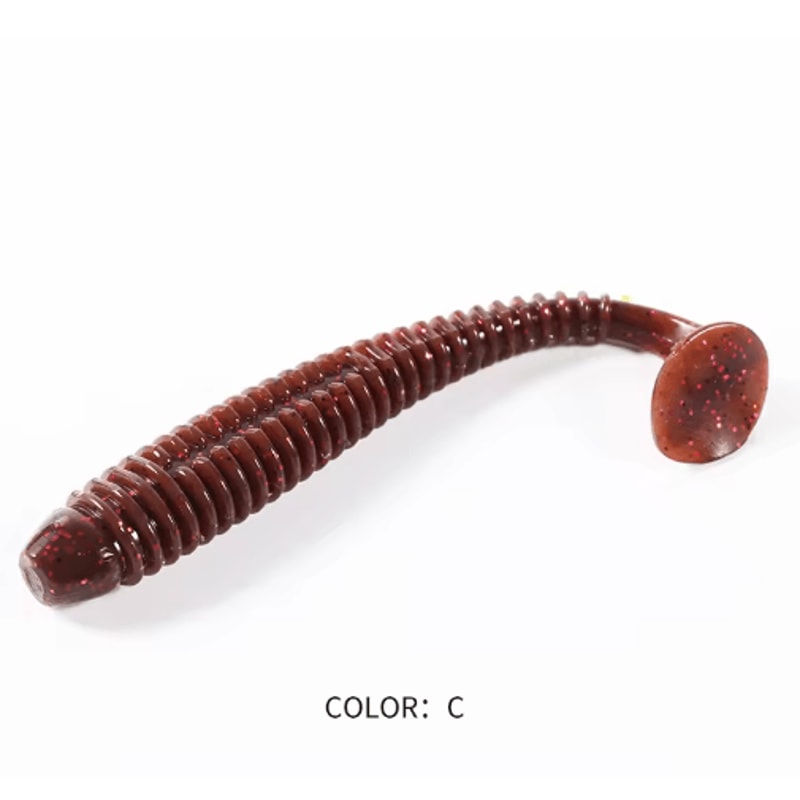 Supercontinent Impact Ring Shad Soft Fishing Lure Realistic Swimbait 63mm 80mm 97mm 19