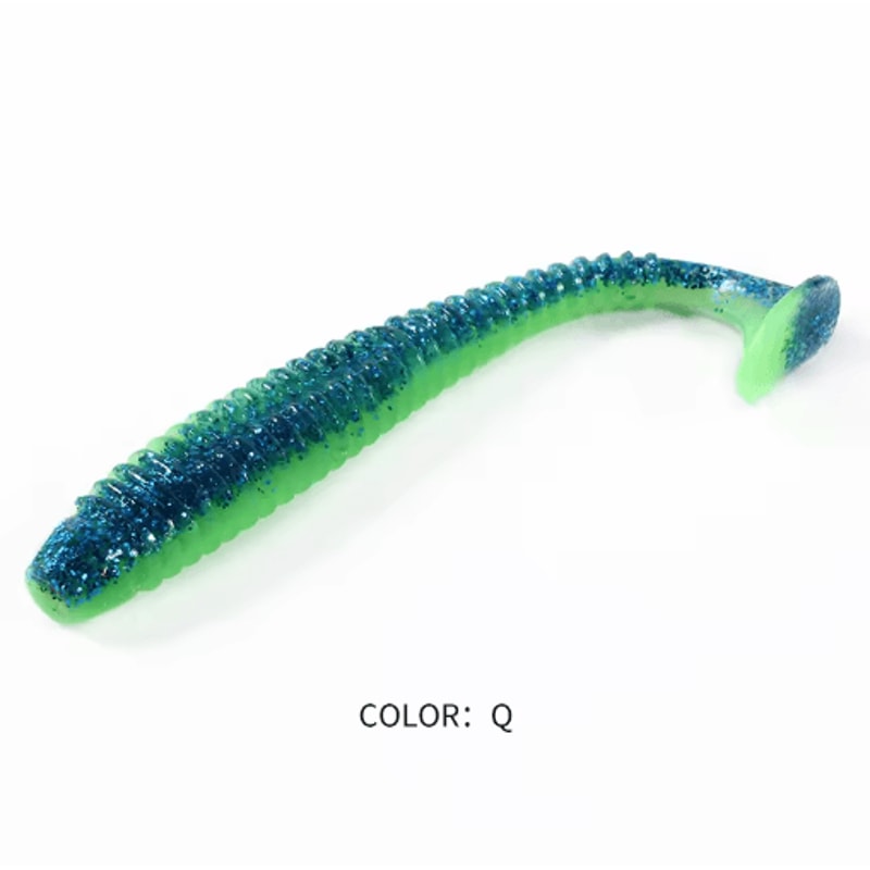 Supercontinent Impact Ring Shad Soft Fishing Lure Realistic Swimbait 63mm 80mm 97mm 5