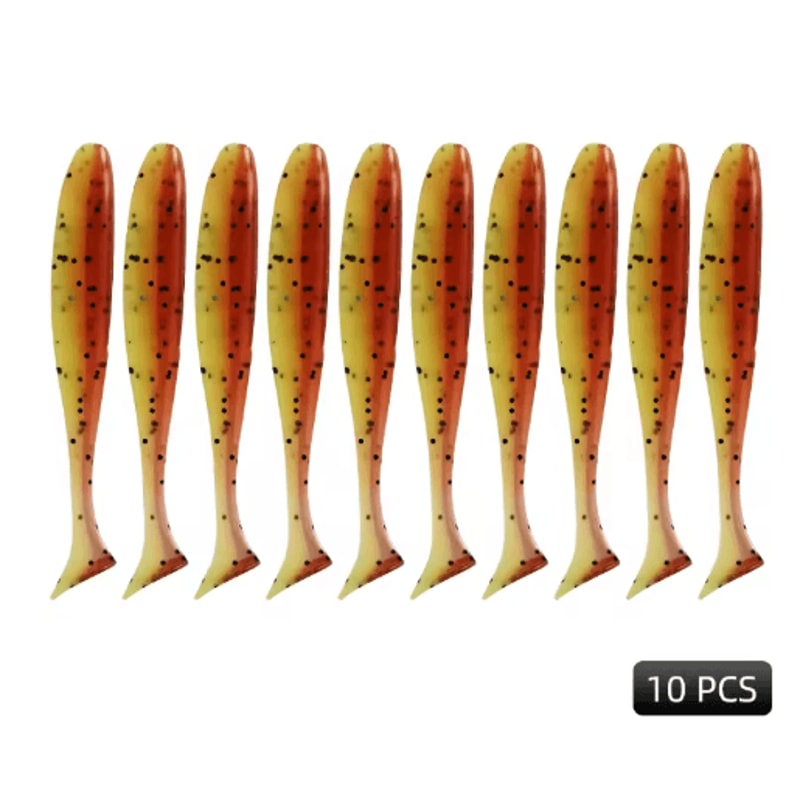 MEREDITH Easy Shiner Soft Fishing Lures Silicone Shad Baits 50mm To 100mm 2