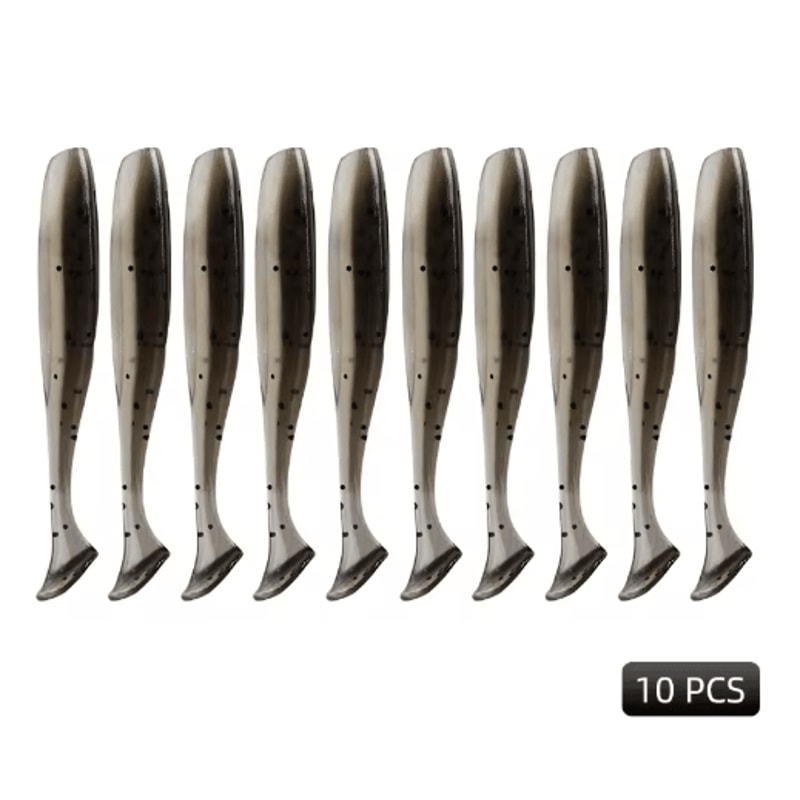 MEREDITH Easy Shiner Soft Fishing Lures Silicone Shad Baits 50mm To 100mm 10