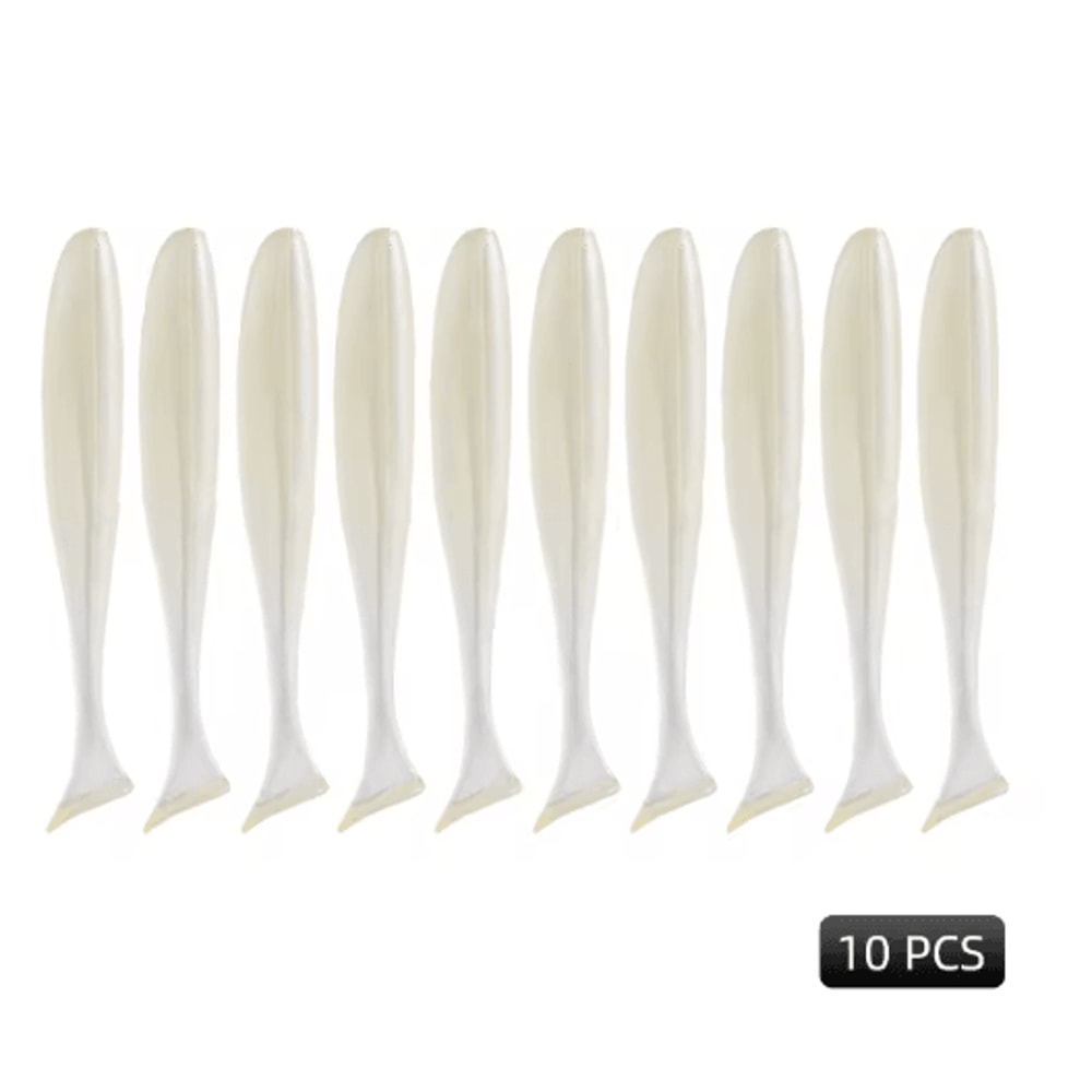 MEREDITH Easy Shiner Soft Fishing Lures Silicone Shad Baits 50mm To 100mm 6