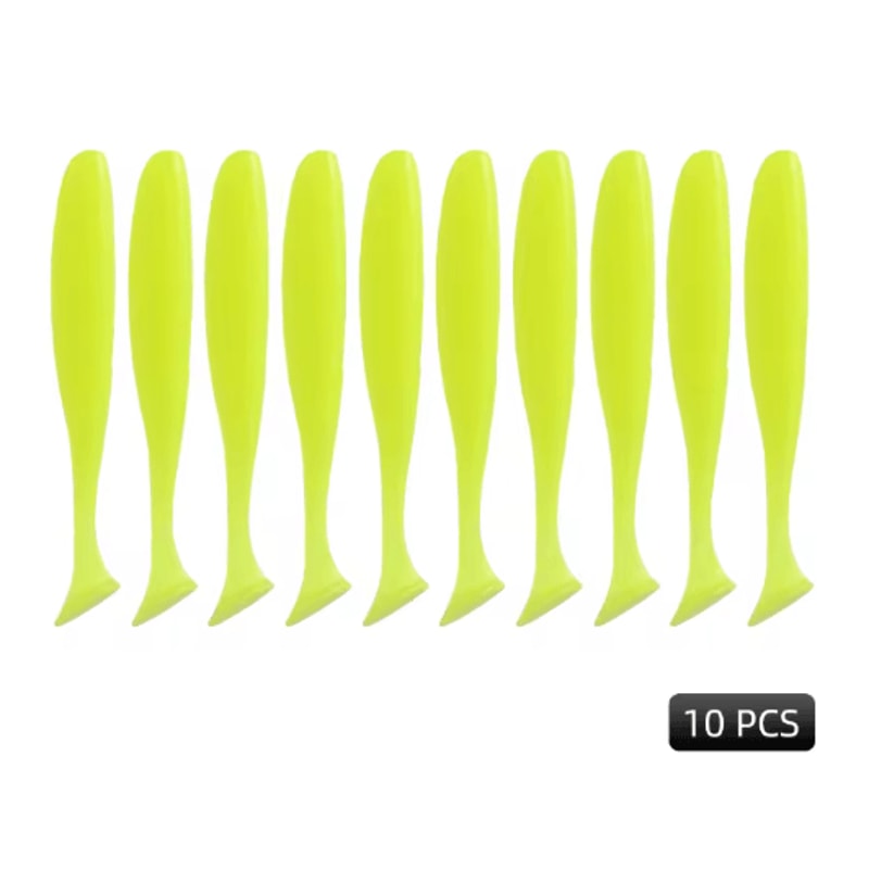 MEREDITH Easy Shiner Soft Fishing Lures Silicone Shad Baits 50mm To 100mm 8