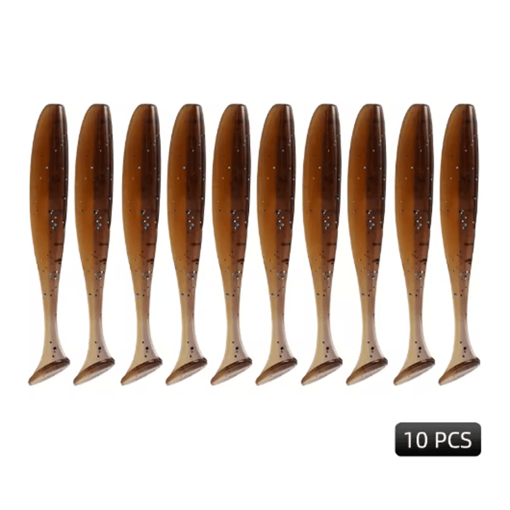 MEREDITH Easy Shiner Soft Fishing Lures Silicone Shad Baits 50mm To 100mm 12