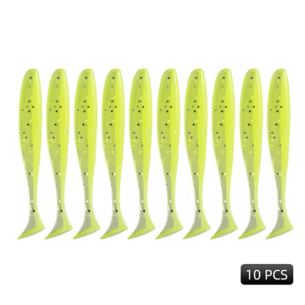 MEREDITH Easy Shiner Soft Fishing Lures Silicone Shad Baits 50mm To 100mm 14