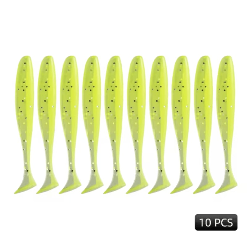 MEREDITH Easy Shiner Soft Fishing Lures Silicone Shad Baits 50mm To 100mm 14