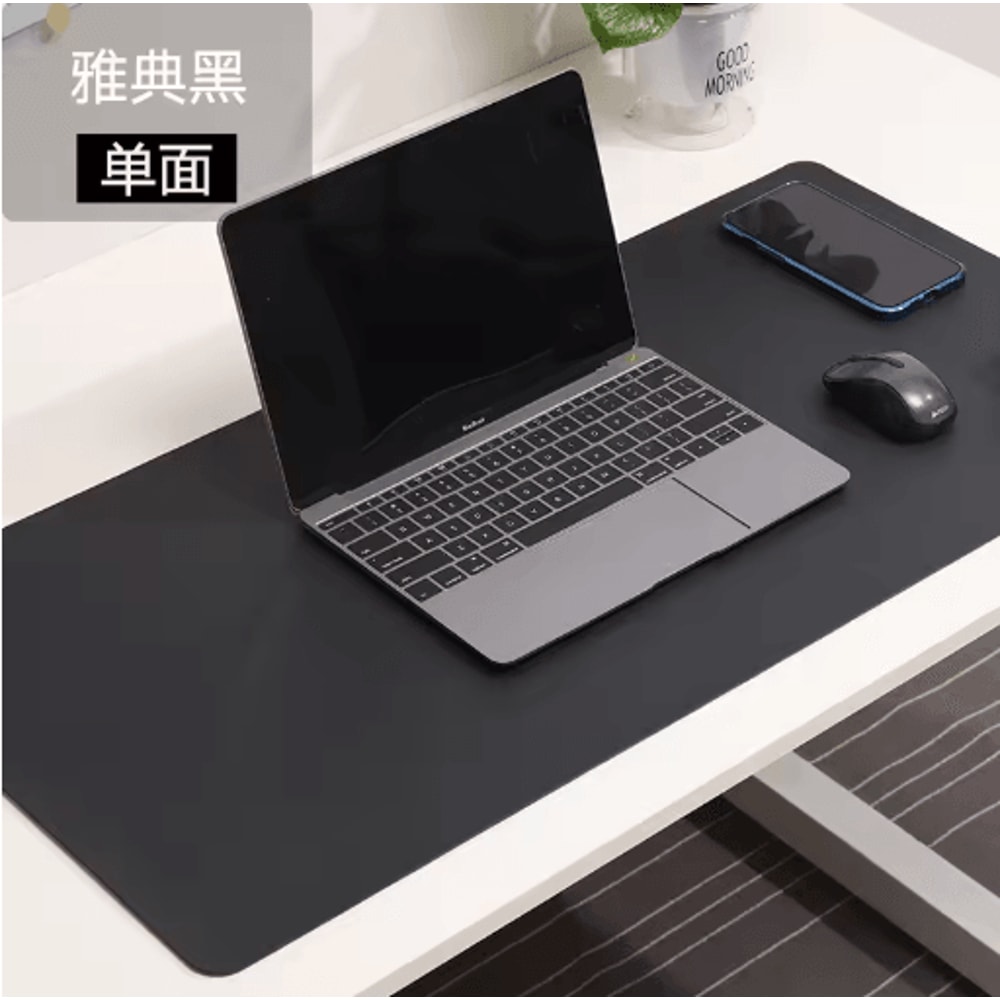 White PU Suede Desk Mat And Mouse Pad Large Non Slip Waterproof Desk Pad 10