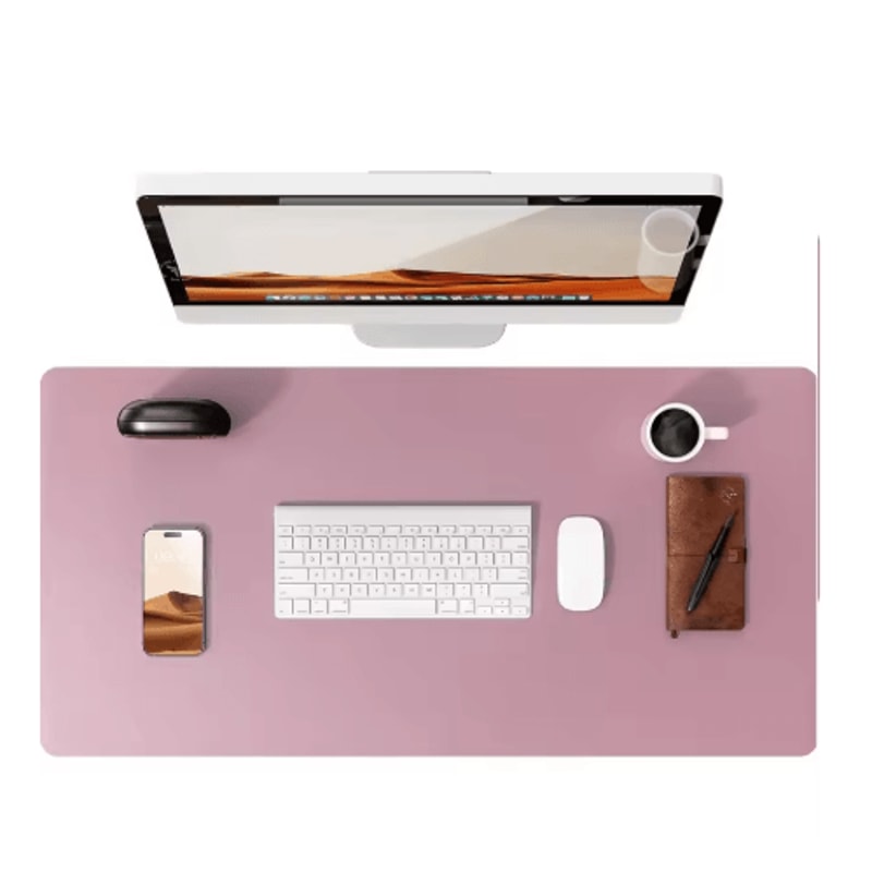 Large PU Leather Desk Pad Protector Non Slip Office Desk Mat For Laptop And Mouse 10