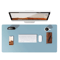 Large PU Leather Desk Pad Protector Non Slip Office Desk Mat For Laptop And Mouse 14