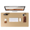 Large PU Leather Desk Pad Protector Non Slip Office Desk Mat For Laptop And Mouse 16