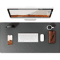 Large PU Leather Desk Pad Protector Non Slip Office Desk Mat For Laptop And Mouse 9