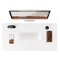 Large PU Leather Desk Pad Protector Non Slip Office Desk Mat For Laptop And Mouse 18