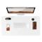 Large PU Leather Desk Pad Protector Non Slip Office Desk Mat For Laptop And Mouse 18