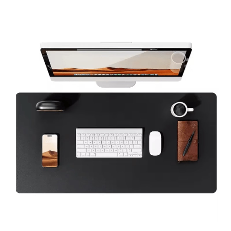 Large PU Leather Desk Pad Protector Non Slip Office Desk Mat For Laptop And Mouse 20