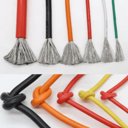 ultra soft silicone wire cable heat resistant flexible copper wire 8 30 awg 1m 5m