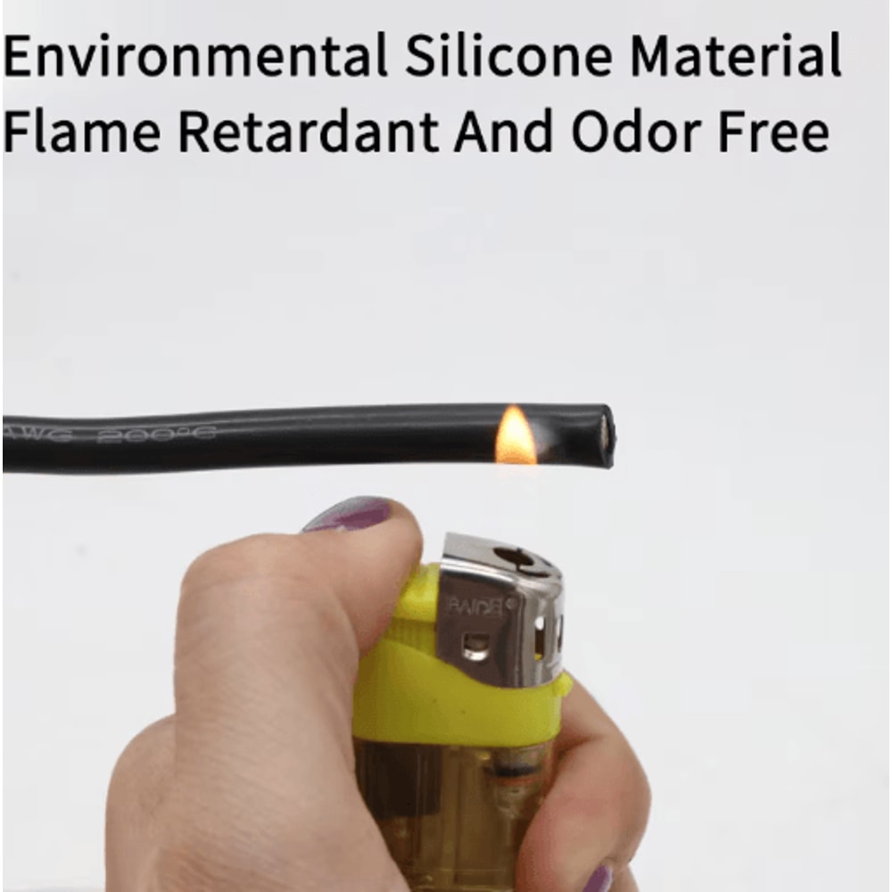 Ultra Soft Silicone Wire Cable Heat Resistant Flexible Copper Wire 8 30 AWG 1M 5M 2
