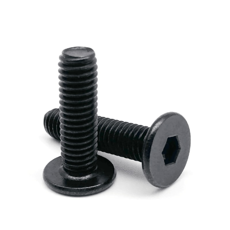 Ultra Thin Stainless Steel Hex Socket Screws Black 304 Wafer Head Bolts M2 M8 2