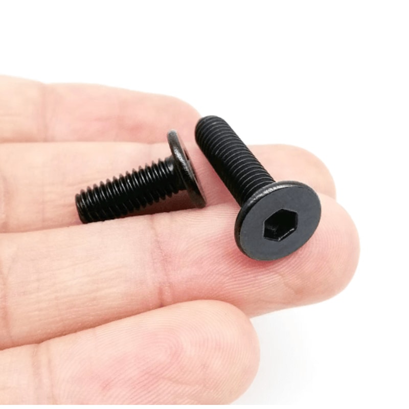 Ultra Thin Stainless Steel Hex Socket Screws Black 304 Wafer Head Bolts M2 M8 4