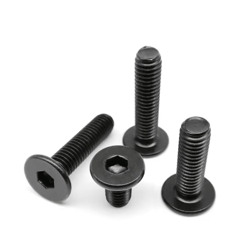 Ultra Thin Stainless Steel Hex Socket Screws Black 304 Wafer Head Bolts M2 M8 5