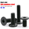 Ultra Thin Stainless Steel Hex Socket Screws Black 304 Wafer Head Bolts M2 M8 0