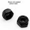 304 Stainless Steel Lock Nuts Black Hex Nylon Insert Lock Nuts M2M16 2