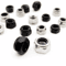 304 Stainless Steel Lock Nuts Black Hex Nylon Insert Lock Nuts M2M16 6