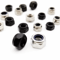 304 Stainless Steel Lock Nuts Black Hex Nylon Insert Lock Nuts M2M16 6