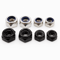 304 Stainless Steel Lock Nuts Black Hex Nylon Insert Lock Nuts M2M16 7
