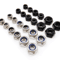 304 Stainless Steel Lock Nuts Black Hex Nylon Insert Lock Nuts M2M16 0