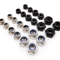 304 Stainless Steel Lock Nuts Black Hex Nylon Insert Lock Nuts M2M16 0