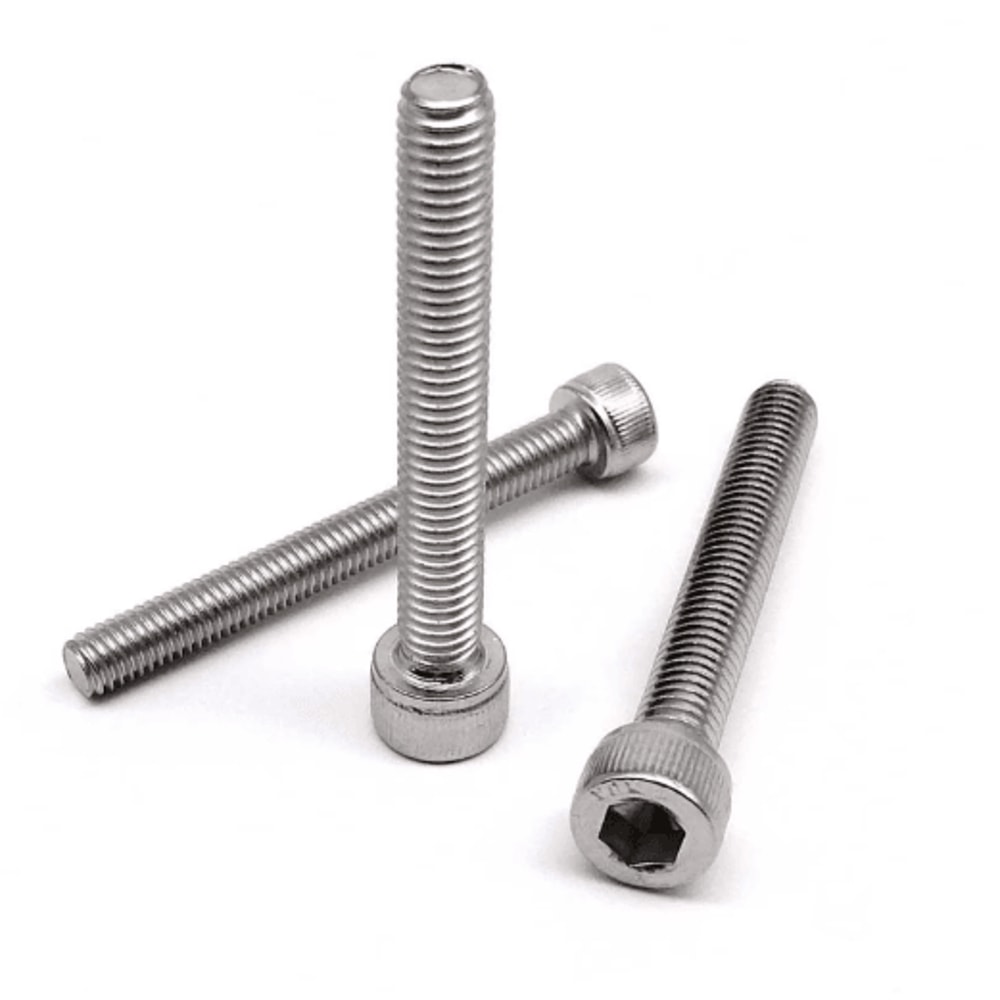 UltraLong 304 Stainless Steel Hex Socket Cap Screws DIN912 A270 Allen Bolts M2M8 Up To 200mm 5